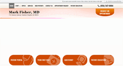 Desktop Screenshot of markfishermd.com